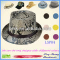 Низкая цена Оптовая Лента Женщины ленты 100% соломенной шляпе, LSP04
